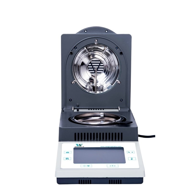 10g 0.01g 0.005g 0.001g Industrial Electronic Halogen Heating 50G Moisture Analyzer With Mini. Printer ,Ensuring Durability