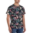 thumbnail image 5 of Rocae Colorful Tropical Leaves for Men's Moisture-Wicking Crew Tee - T-Shirt for Sports, Outdoor Activities, and Casual WearXX-Large, 5 of 9