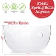thumbnail image 2 of Rice Paper Water Bowl - Spring Roll Water Bowl, Rice Paper Holder for Rice Paper Wrappers for Spring Rolls, Summer Rolls. Spring Roll Maker, Banh trang holder (1 Pack)- Rice Paper Not Included, 2 of 6