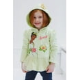thumbnail image 5 of Disney Princess Tiana Fleece Zip Up Hoodie Dress Toddler to Big Kid, 5 of 5