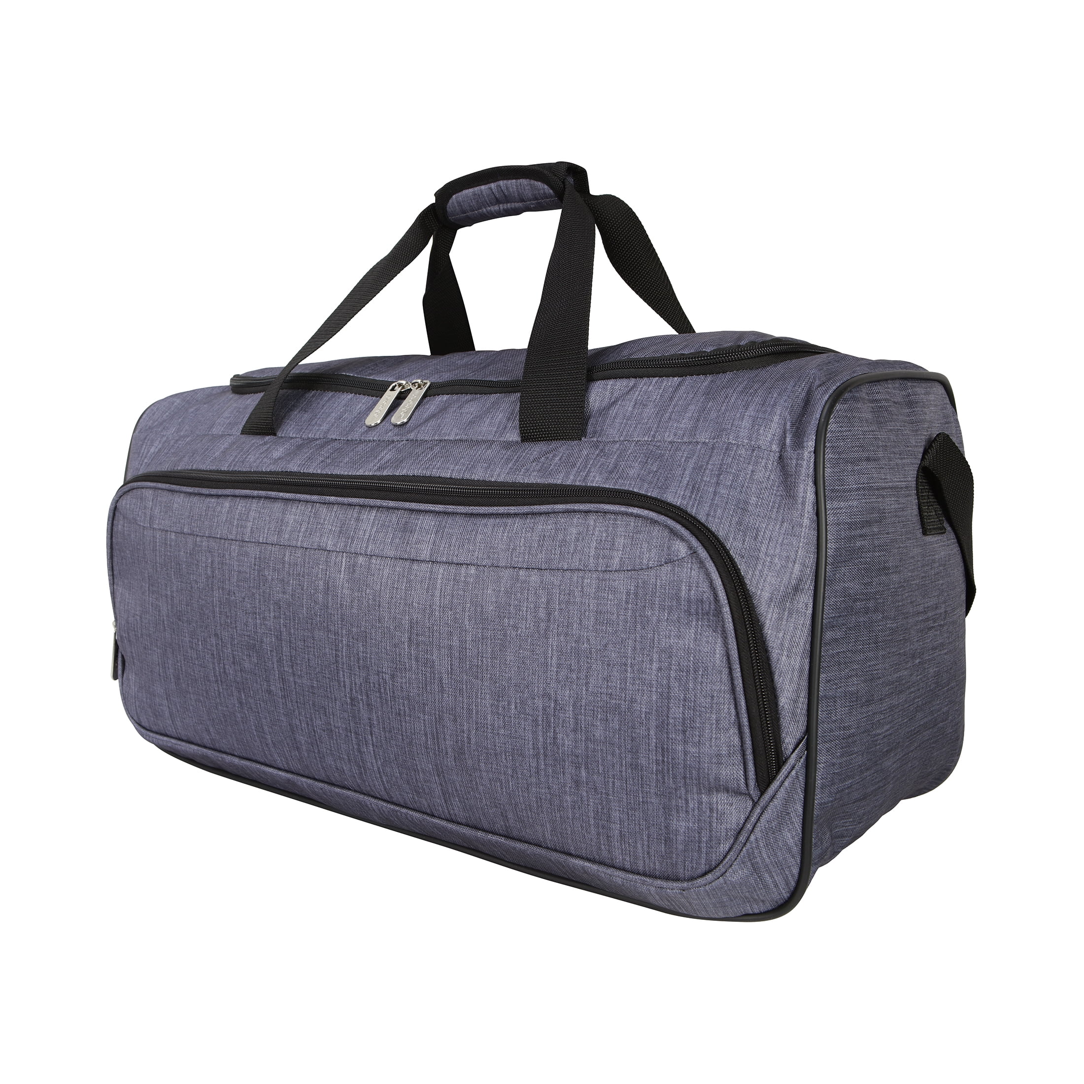 Protege 3-Piece Softside Luggage Travel Set, Includes Medium Checked Luggage, Carry On Duffel and Boarding Tote, Gray