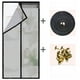 thumbnail image 2 of Mosquitera magnética para puerta de balcón, mosquitera con imán, el aire puede fluir libremente Puerta de protección contra insectos para puerta de balcón para puertas / patios / ventanas, color negro, 2 of 8