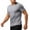 Gray, variant on Tee Shirts for Men Short Sleeve Summer Quick Drying Mens Tops Regular Plain Gray Casual Basic Running Tops