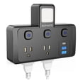 thumbnail image 1 of Multicontactos Usb, Interruptor Independiente Y Luz Nocturna, 1 of 5