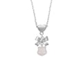 thumbnail image 2 of Delight Jewelry Stainless Steel Keep Her Safe Police Badge - Silver tone Bow Heart Necklace, 2 of 4