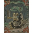 thumbnail image 2 of Augustus Pugin 15x18 Black Ornate Wood Framed Double Matted Museum Art Print Titled - Emblem of the Most Holy Trinity (1846), 2 of 5