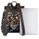 thumbnail image 3 of Fotbe Fiery Skull Trio Mochila Bolso con Estampado para Mujer, Mochila Antirrobo de Nylon Impermeable, Bolsa Ligera de Hombro, 3 of 4