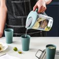 thumbnail image 3 of 2.1L Large Plastic Water Pitcher with Lid And handle home Square Water kettle Tea, or Juice Containers, 3 of 5