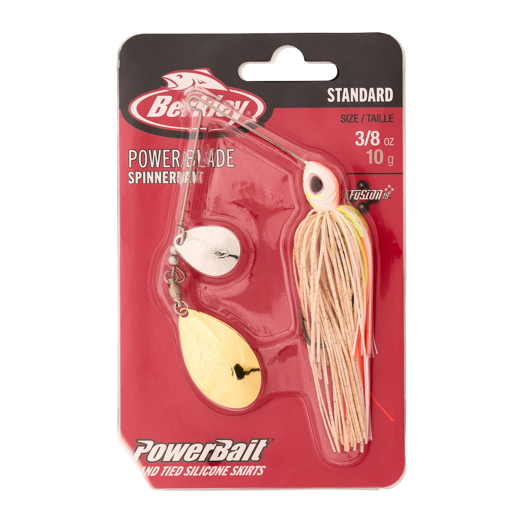 Berkley Power® Blade Standard, Spinnerbaits, Coleslaw/Silver + Gold (1 Count)