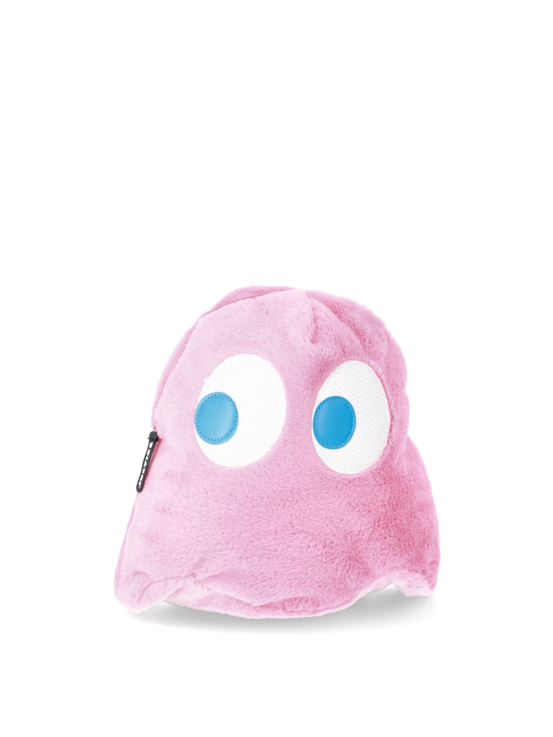 Justice Pink Ghost Plush Backpack NWT Justice Girls PAC-MAN Plush Ghost Mini Backpack - Walmart.com main image 2