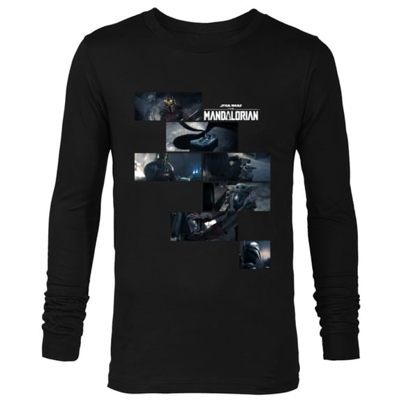 Star Wars The Mandalorian Season 3 Grogu Bo-Katan & Armorer - Long Sleeve T-Shirt for Men - Customized-Black