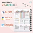 thumbnail image 6 of ADHD Cleaning Planner, for Home Clean-up and Chores, Housework Schedule and Cleaning Checklist, DIY Home Cleaning Notebook, Cleaning Planner with Editable Templates, 6 of 7