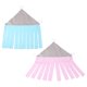 thumbnail image 5 of 2 unids Hamster Hammock Hammock Esquina Hideaway Hideaut Hideout (rosa, cielo-azul), 5 of 6