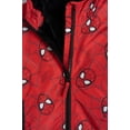 thumbnail image 3 of Marvel Spider-Man Little Boys' Zip-Up Hooded Jacket Red Black Spider Man, 3 of 3