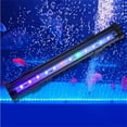 thumbnail image 1 of Aquarium Air Bubble LED Light, RGB LED Fish Tank Light with 16 Colors 4 Modes Remote with Control IP68 Aquarium Lamp with for Turtle Tank, Betta, Shrimp, 1 of 7