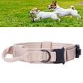 thumbnail image 4 of Pet Dog Collar Nylon Training Hunting Traction Collar with Steel Buckle Pet AccessoryKhaki, 4 of 8