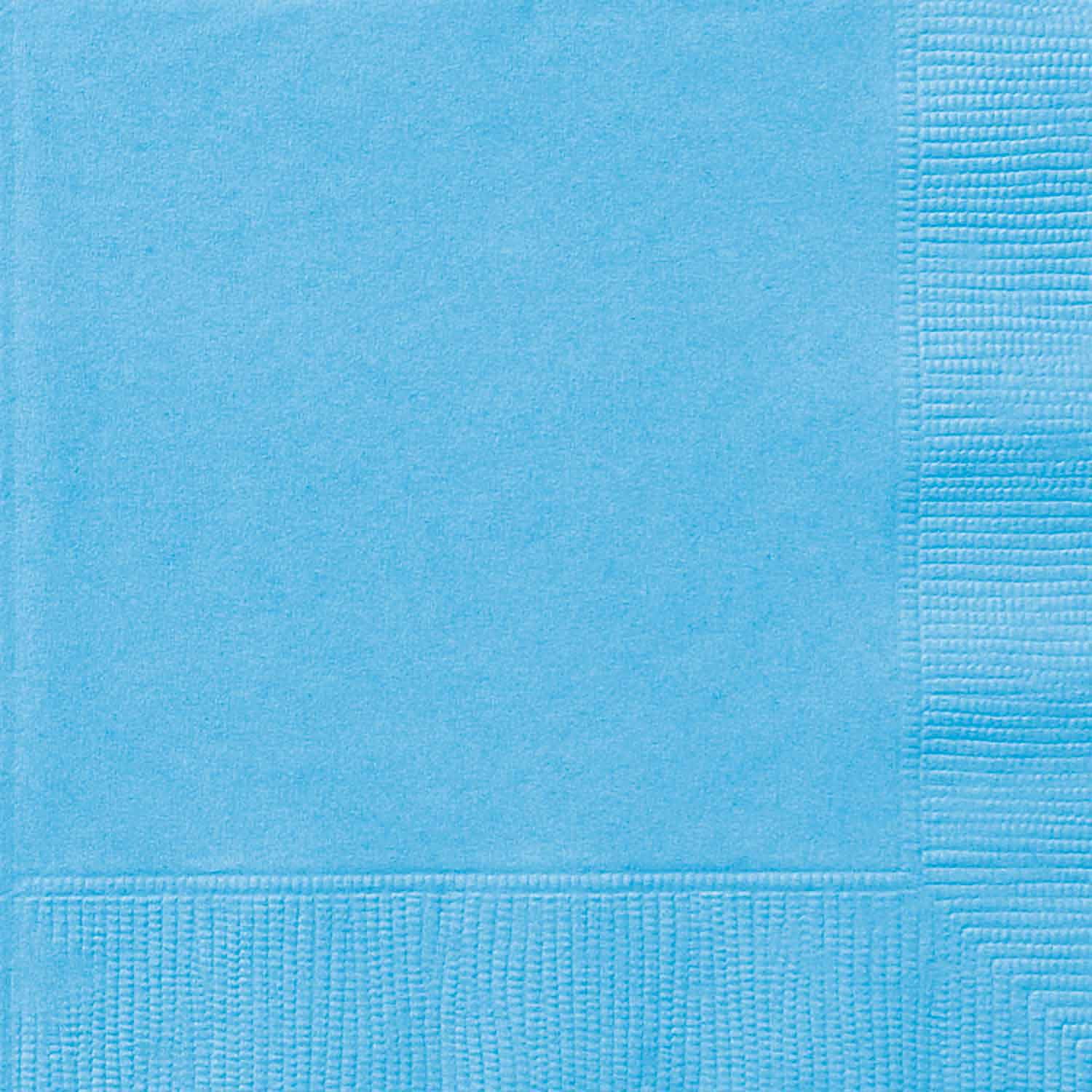 Way To Celebrate Paper Cocktail Napkins, Powder Blue, 5in, 30ct