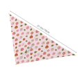 thumbnail image 3 of Naloa Hand Drawn Strawberry Dog Bandanas 1PC Washable Triangle Dog Scarfs Premium Durable Fabric, for Small Medium Large Dogs and Cats, 3 of 6