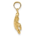 thumbnail image 2 of FJC Finejewelers 14k Yellow Gold Sea Turtle with Tail Charm, 2 of 2