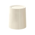 thumbnail image 2 of Fiudx Ofertas flash Artículos en oferta Funda para cubo de basura del hogar con cubierta, para sala de estar, cocina, dormitorio, cubo de basura de alta apariencia, color crema, blanco y negro, 2 of 7