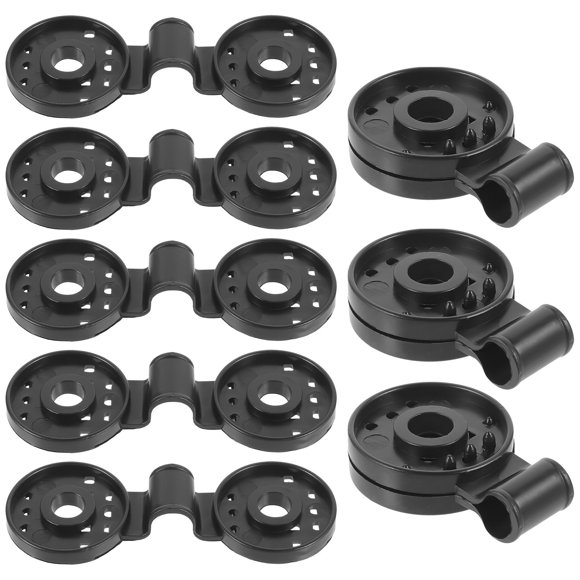WHAMVOX 20Ud Clips Sunshade Mesh Negros Para Fijar Malla De Jardín Con De Plástico Duradera