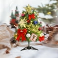 thumbnail image 6 of zhmrfg Mini Christmas Tree 18" Tabletop Artificial Tree With LED Lights Decorated Ornaments Holiday Home Decorations For Office Dorm Fireplace Table Christmas Celebration Gift, 6 of 6