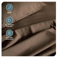 thumbnail image 3 of King Sheet Set - Luxury 1800 Ultra-Soft Microfiber King Bed Sheets - Double Brushed - Deep Pockets - Easy Fit - 4 Piece Set - Bedding Sheets & Pillowcases (King, Heathered Taupe), 3 of 8