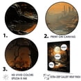 thumbnail image 3 of Designart "Moonlit Eclipse Over Eden" Surrealism Canvas Prints, 3 of 7