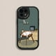 thumbnail image 1 of Funda de teléfono a prueba de golpes para iPhone, carcasa de gato perezoso blanco y naranja para iPhone 14, 13, 12, 11 Pro Max, Mini, X, XS, XR, 7, 8 Plus, SE, 1 of 4
