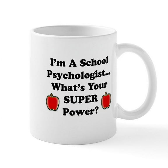 CafePress - I Teach Psychologist Mugs - 11 oz Ceramic Mug - Novelty Coffee Tea Cup