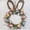 Multicolor, variant on Easter Bunny Wreath with Eggs and Flowers, Front Door Wall Decoration for Home Porch Mantel, Durable Indoor Outdoor Spring Holiday Wreath
