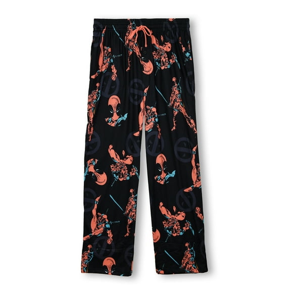 Mens Marvel: Deadpool Merc with a Mouth Logo Lounge Pants