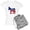 With Gray Camo Pant, variant on - Democrat Donkey - Women's Light Pajamas