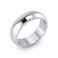 thumbnail image 2 of SuperJeweler 925 Sterling Silver 6MM Ladies and Mens Wedding Band For Women and Men, 2 of 3
