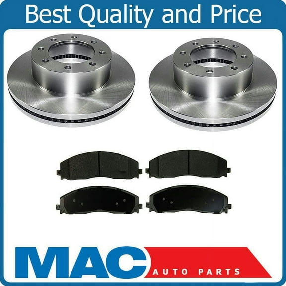 Front Brake Disc Rotors & Pads Set For 13-16 Ford F250 Superduty 4 Wheel Drive