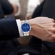 thumbnail image 4 of Reloj de cuarzo de moda para hombre, diseño calado, caja de aleación, correa de cuero, reloj de pulsera informal de negocios, reloj de aleación., 4 of 6