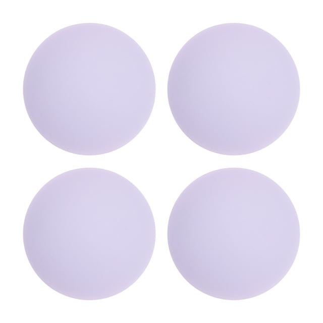 Uxcell 4Pack Door Stopper Wall Protector, 30mm/1" Purple Self Adhesive Bumper PVC Doorknob Buffer Guard for Home Office