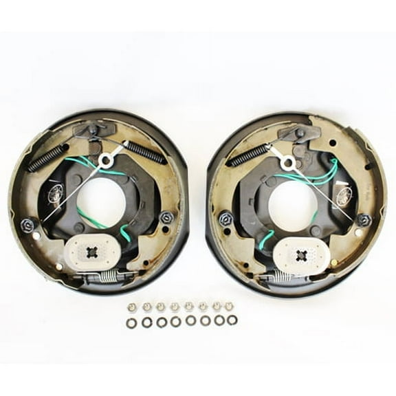 Southwest Wheel Pair 10" X 2 1/4" TruRyde Self-Adjusting Electric Trailer Brakes with Hardware