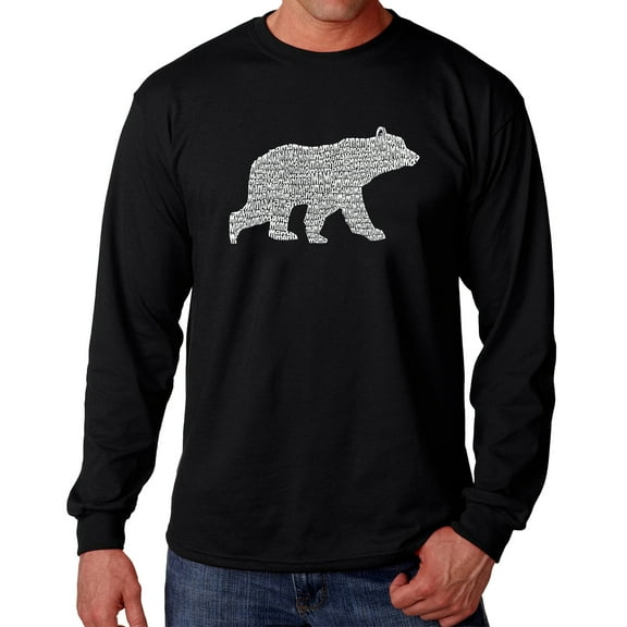 Men's Word Art Long Sleeve T-shirt - Mama Bear
