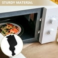thumbnail image 3 of HAMPPLIES 2pcs Microwave Door Buckle For Microwave Easy Install Replacement Part Black, 3 of 8