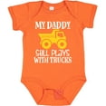 thumbnail image 3 of Inktastic Construction My Daddy Still Plays with Trucks Boys or Girls Baby Bodysuit, 3 of 5