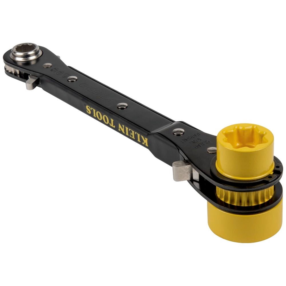 Klein Tools KT155HD 6-in-1 Lineman's Heavy-Duty Ratcheting Wrench