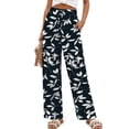 thumbnail image 5 of Fantaslook Womens Pants Casual Boho Palazzo Pants Wide Leg Lounge Pants Trousers with Pocket, 5 of 9