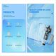 thumbnail image 2 of Transparent 2400DPI Bluetooth Mouse Silver, Rechargeable, 2 of 5