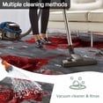 thumbnail image 5 of Red Roses Outdoor Rug 4x6 Ft - Reversible Patio Rug Outdoor Camping Rugs, Valentine's Day Crystal Butterflies Floral Washable Indoor Outdoor Area Rugs, Non-Slip Outdoor Carpet Runner for Deck/Porch, 5 of 8