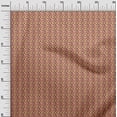 thumbnail image 2 of oneOone Cotton Cambric Peach Fabric Triangle Geometric Craft Projects Decor Fabric Printed By The Yard 56 Inch Wide, 2 of 4