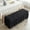 Black, variant on BH-JJSMGS Dining Bench Cover, Soft Stretch Polyester Bench Slipcover, Dining Chair Slipcovers with Skirt, Bench Seat Protector for Living Room Bedroom Dining Room Bedroom