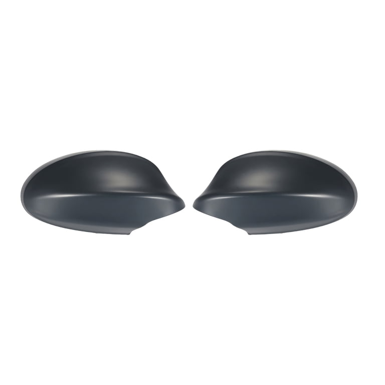 Farfi 2Pcs Car Side Mirror Cover Cap S51167135097 51167135098 for 