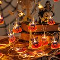 thumbnail image 5 of Halloween String Lights Decorations, 5FT 10 LED Halloween Lights, Cute Pumpkin Spider Black Cat Lights for Party Indoor Outdoor Home Decor, 5 of 5
