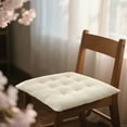 thumbnail image 5 of Fmbmuo Sherpa Fleece Square Chair Cushion,Soft Fuzzy Plush Chair Pads Washable Seat Cushion for Indoor Dining Room and Kitchen Chairs 15.7x15.7in, 5 of 6